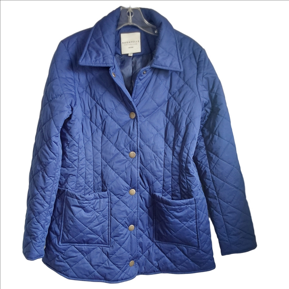 Bagatelle Royal Blue Quilted Puffer Jacket M